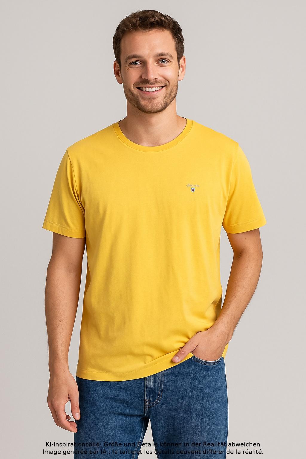 

Gant Herren T-Shirt, gelb, Gr. 54