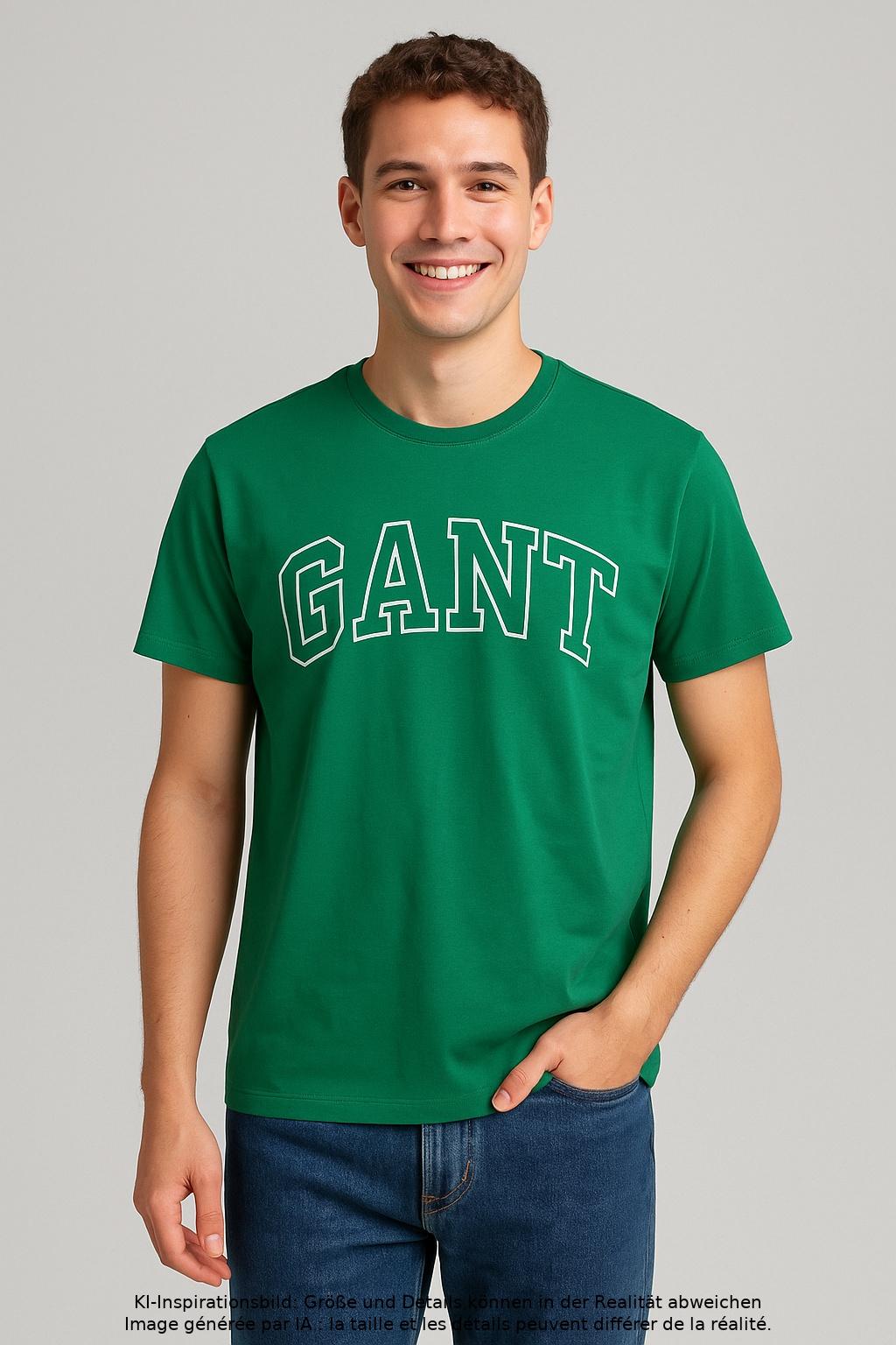 

Gant Herren T-Shirt, grün, Gr. 46