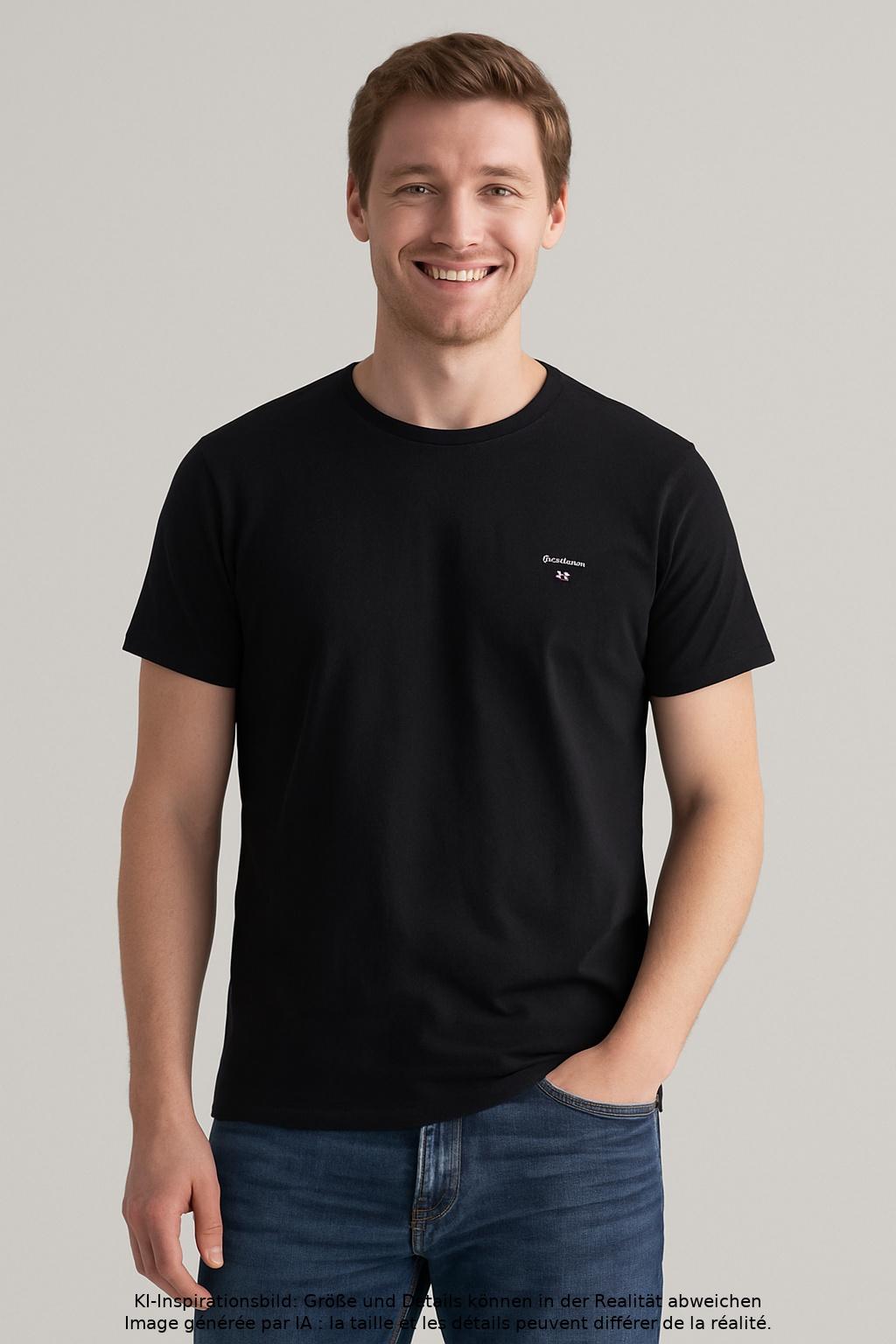 

Gant Herren T-Shirt, schwarz, Gr. 48