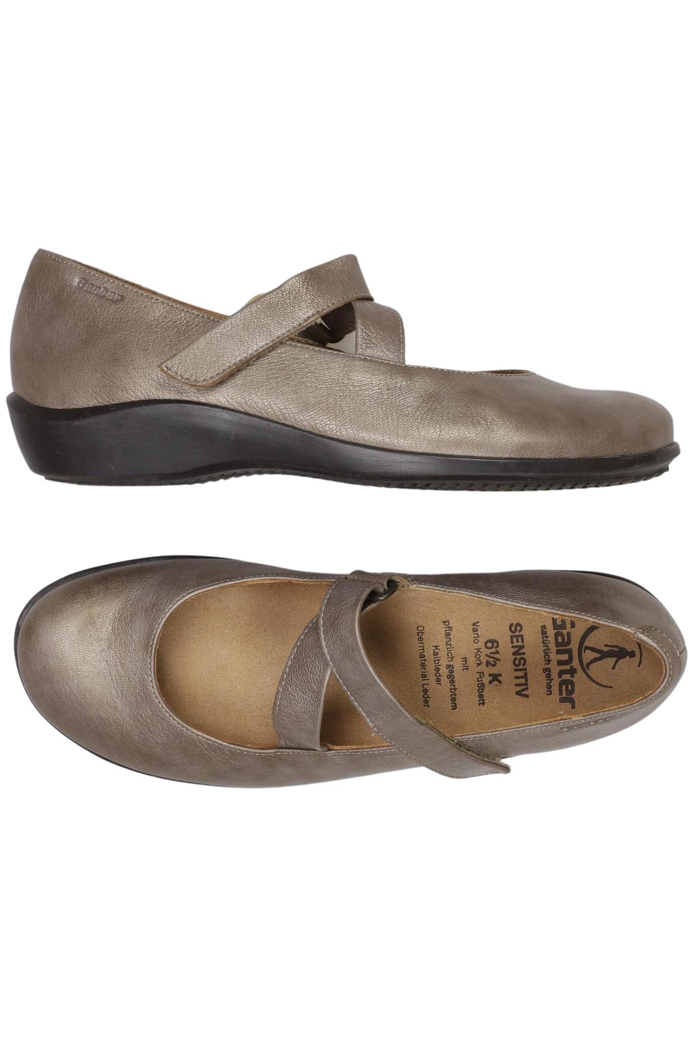 

Ganter Damen Ballerinas, silber, Gr. 6