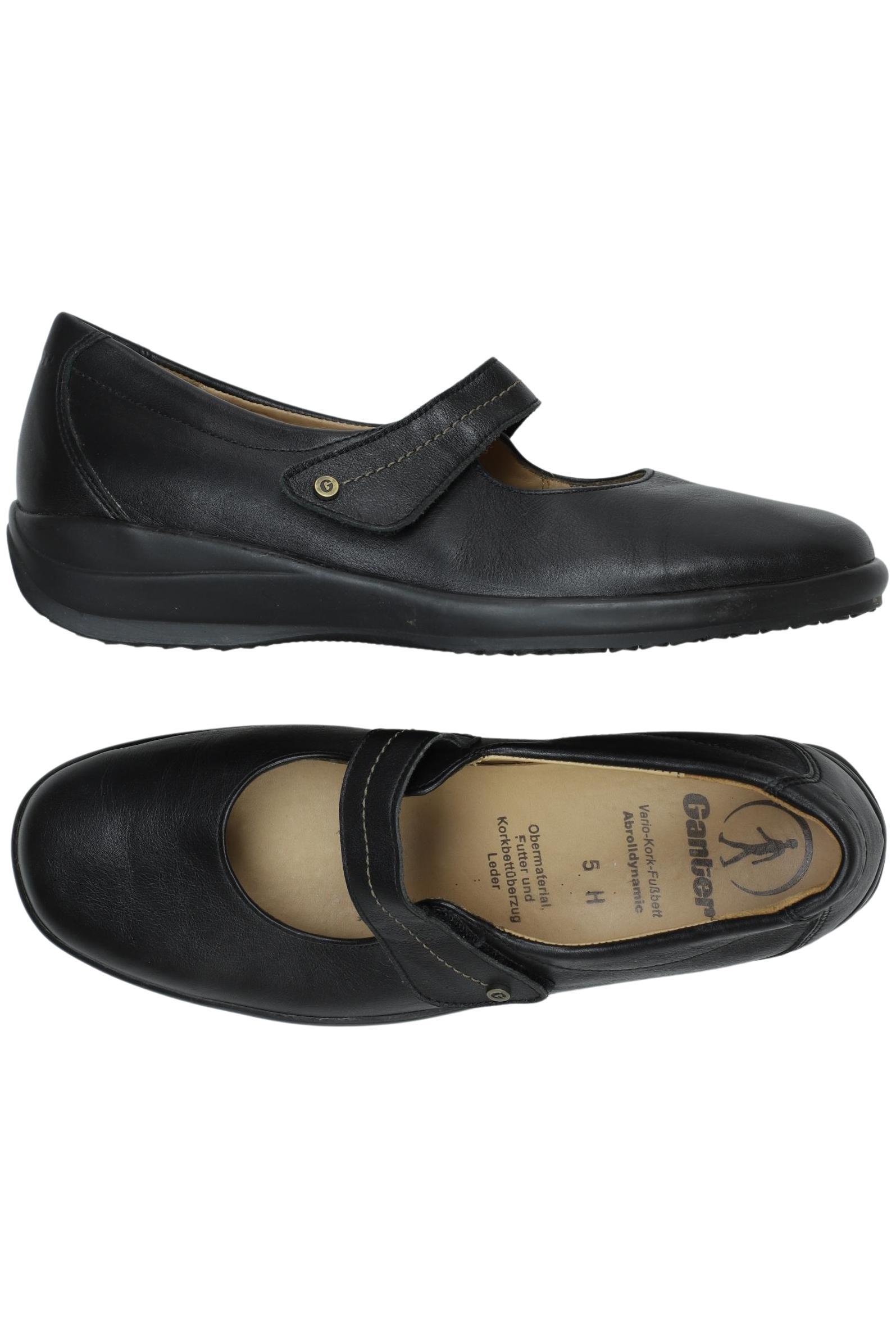 

Ganter Damen Ballerinas, schwarz, Gr. 5