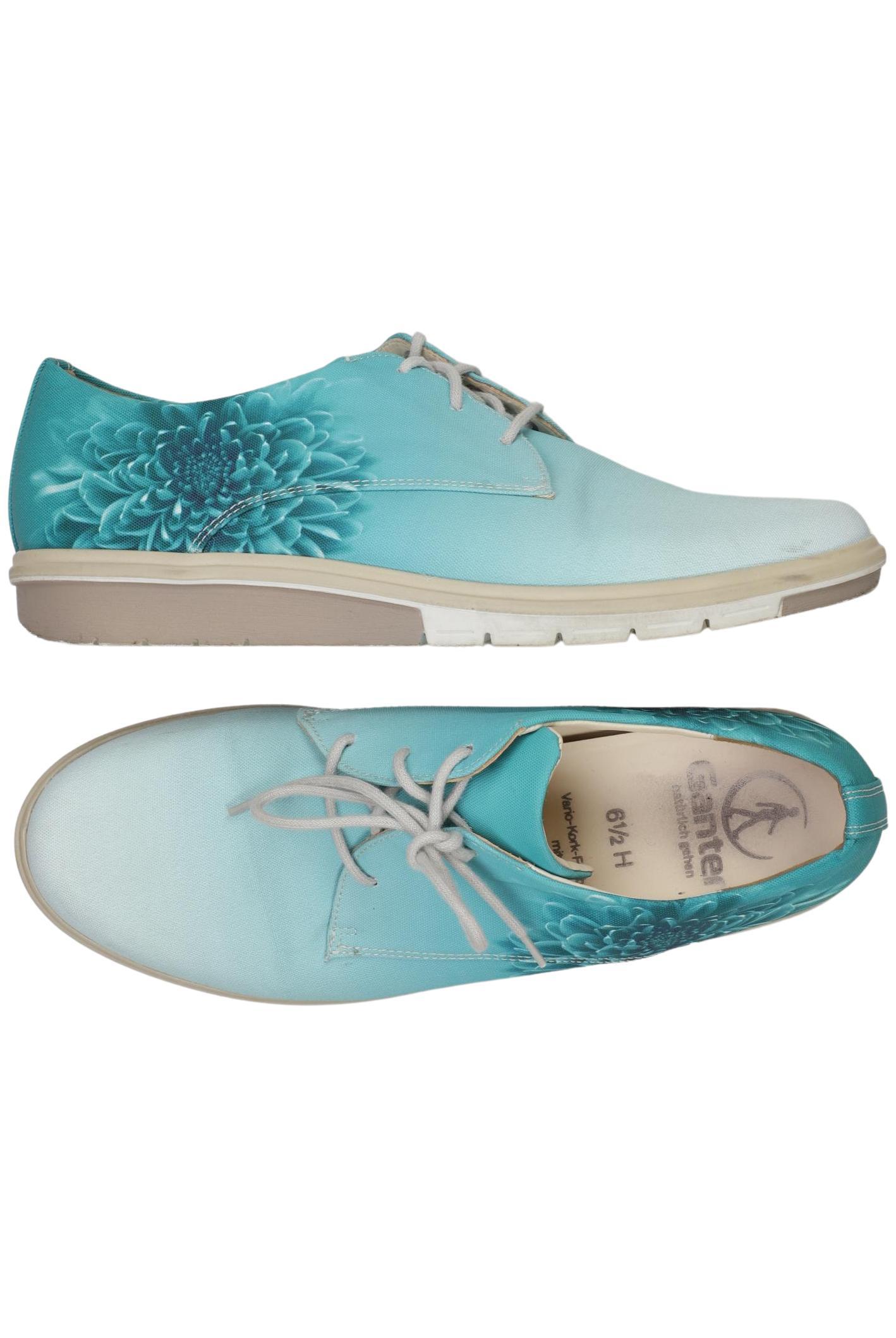 

Ganter Damen Halbschuh, türkis, Gr. 6.5