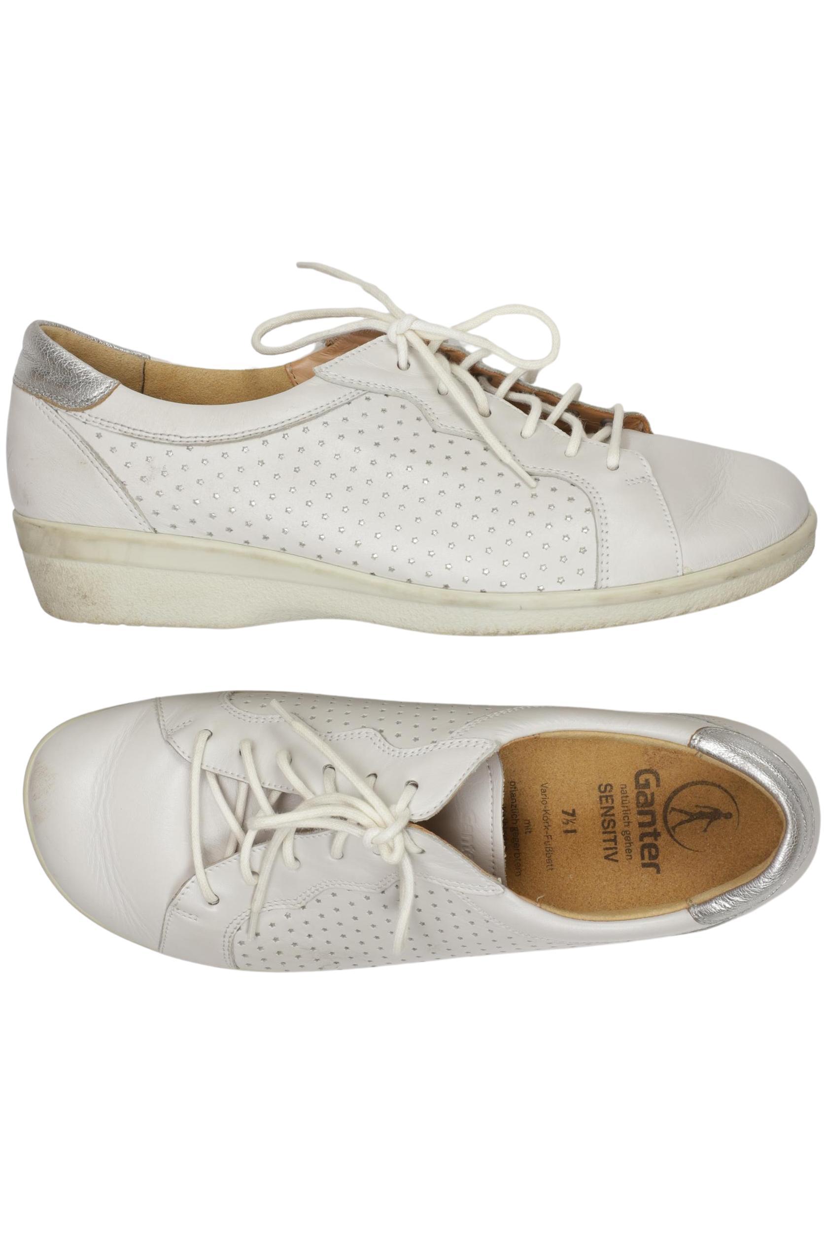 

Ganter Damen Halbschuh, cremeweiß, Gr. 7.5