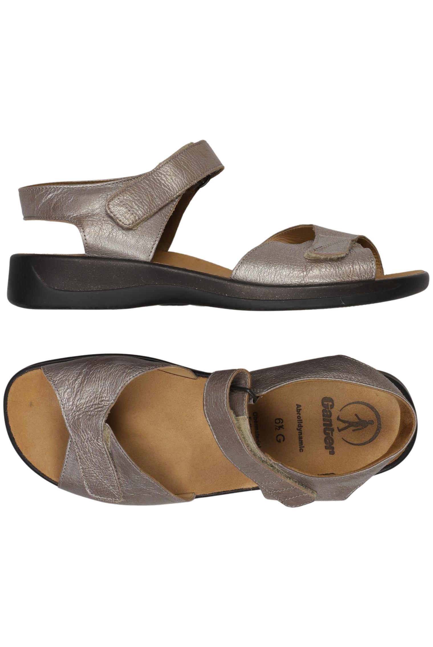 

Ganter Damen Sandale, silber, Gr. 6.5