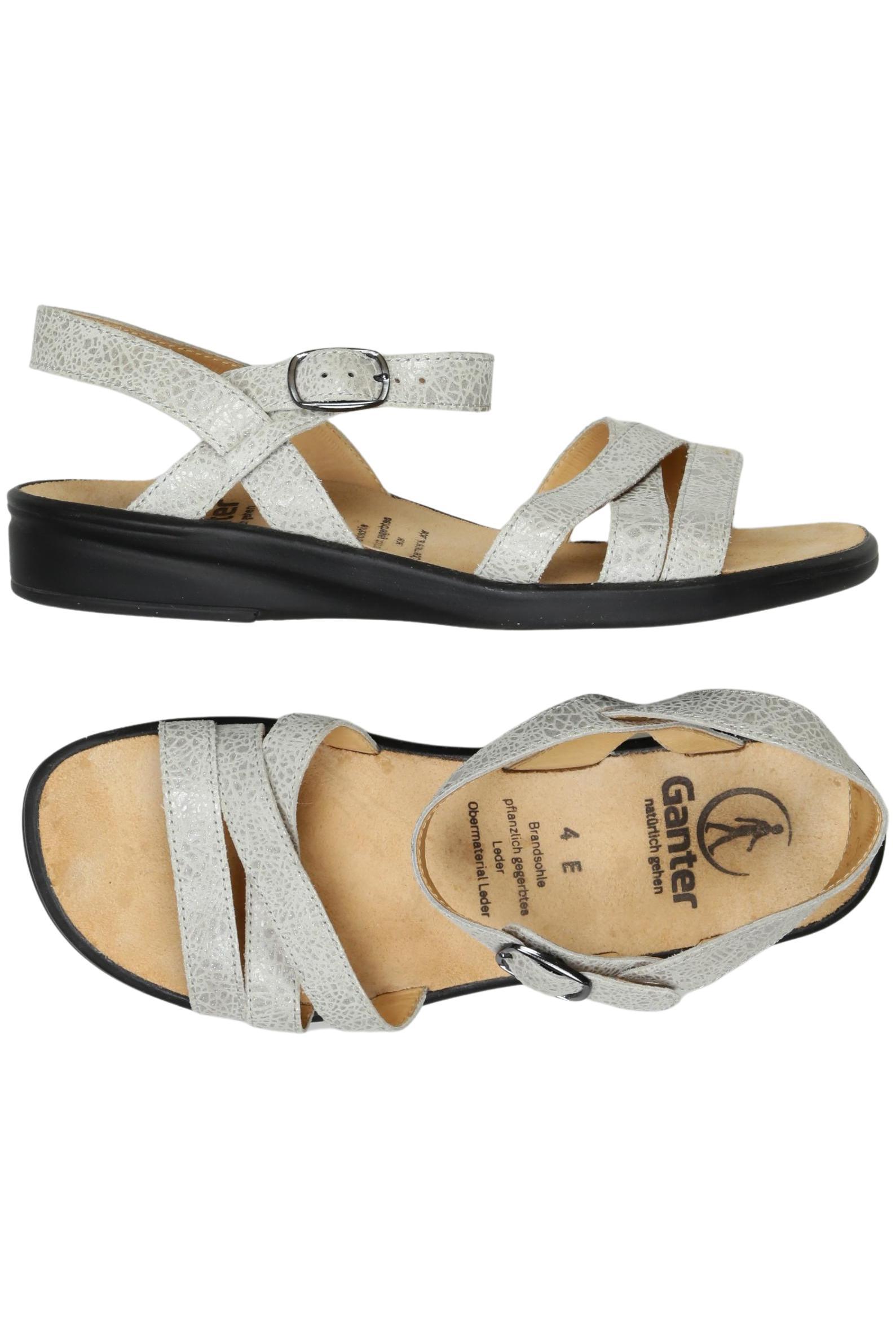 

Ganter Damen Sandale, silber, Gr. 4