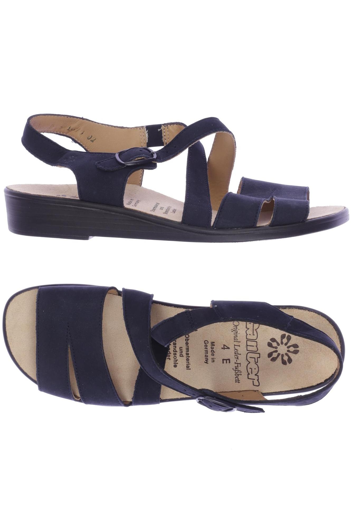 

Ganter Damen Sandale, marineblau, Gr. 4