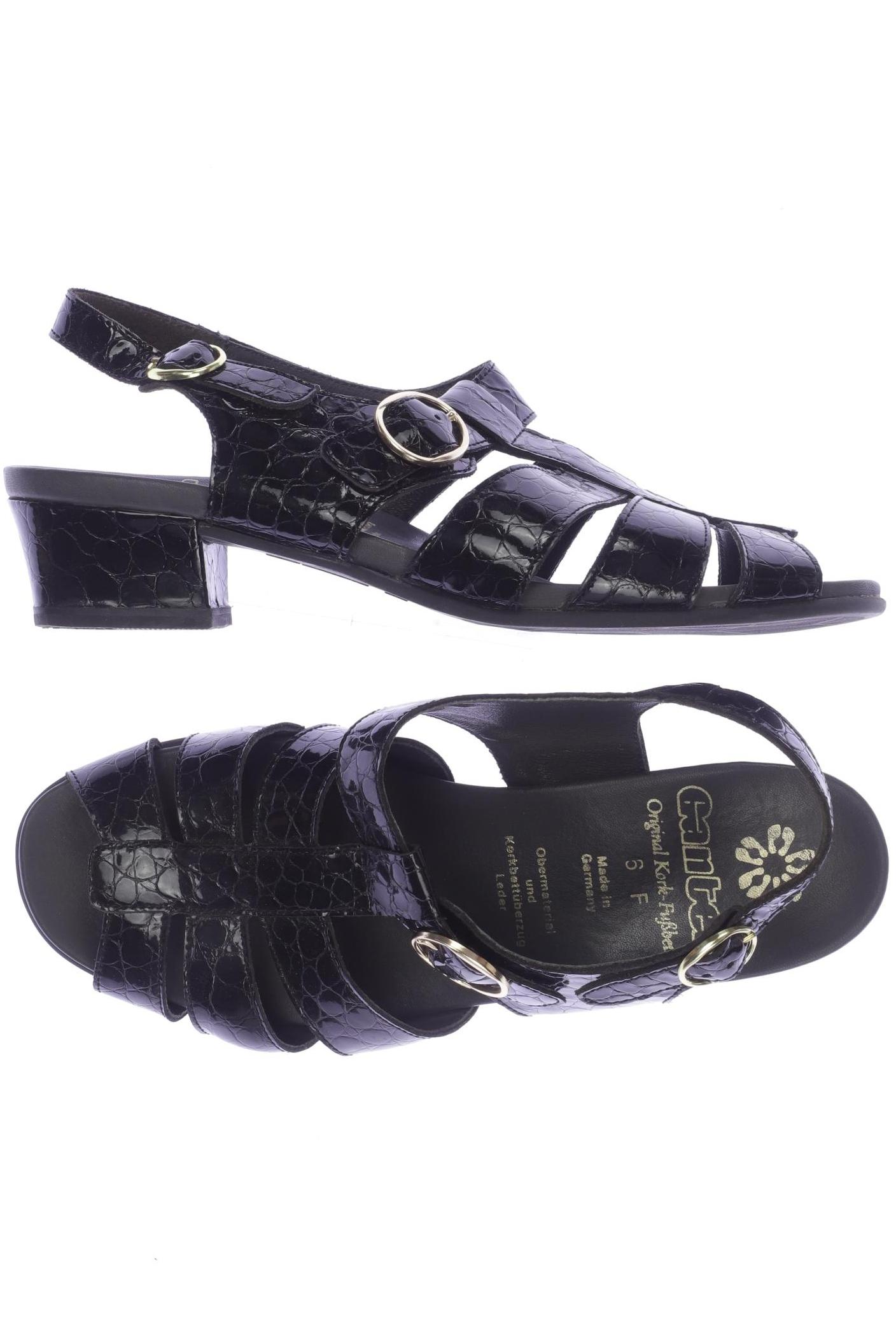 

Ganter Damen Sandale, schwarz, Gr. 6