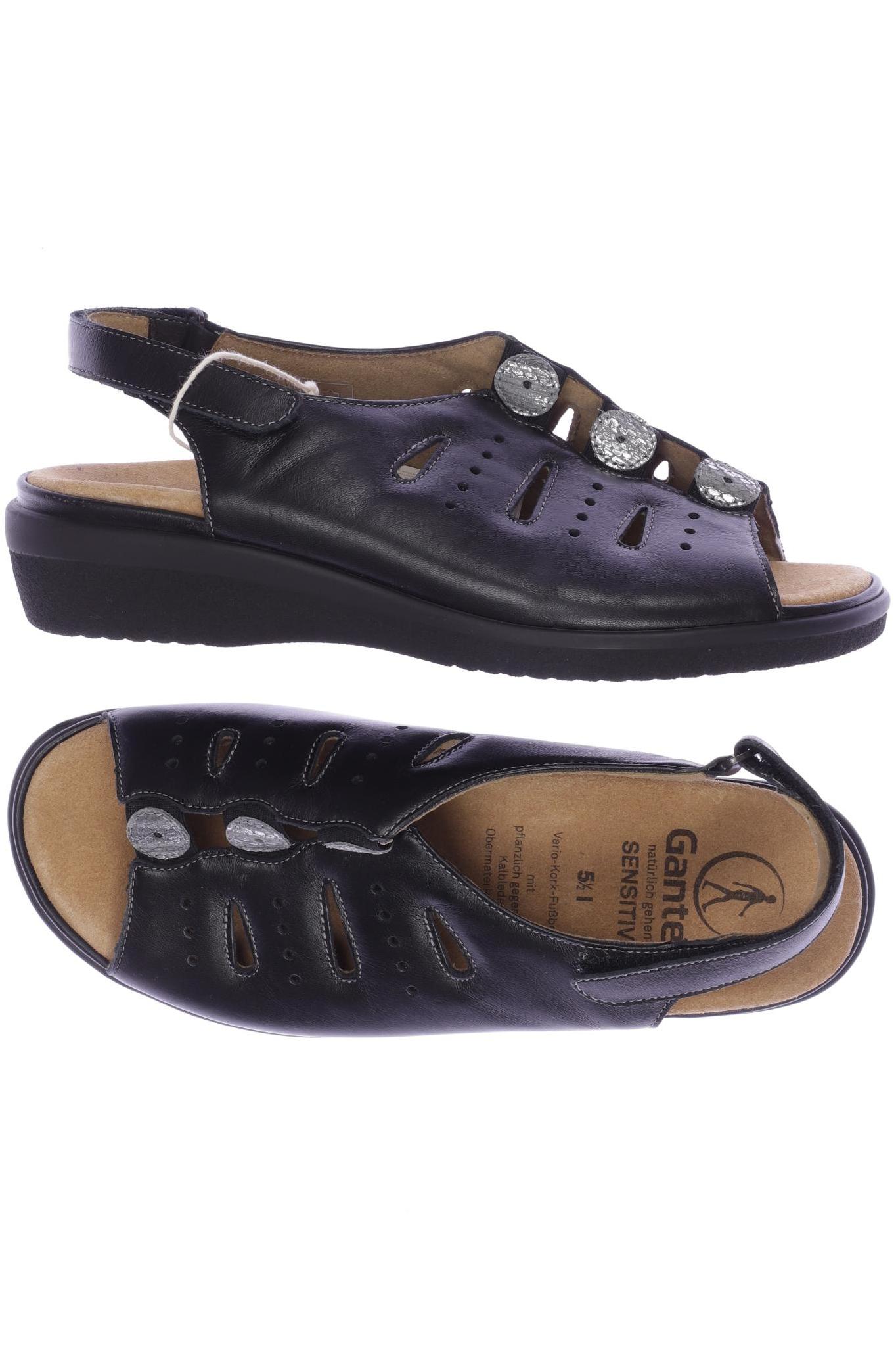 

Ganter Damen Sandale, schwarz, Gr. 5.5