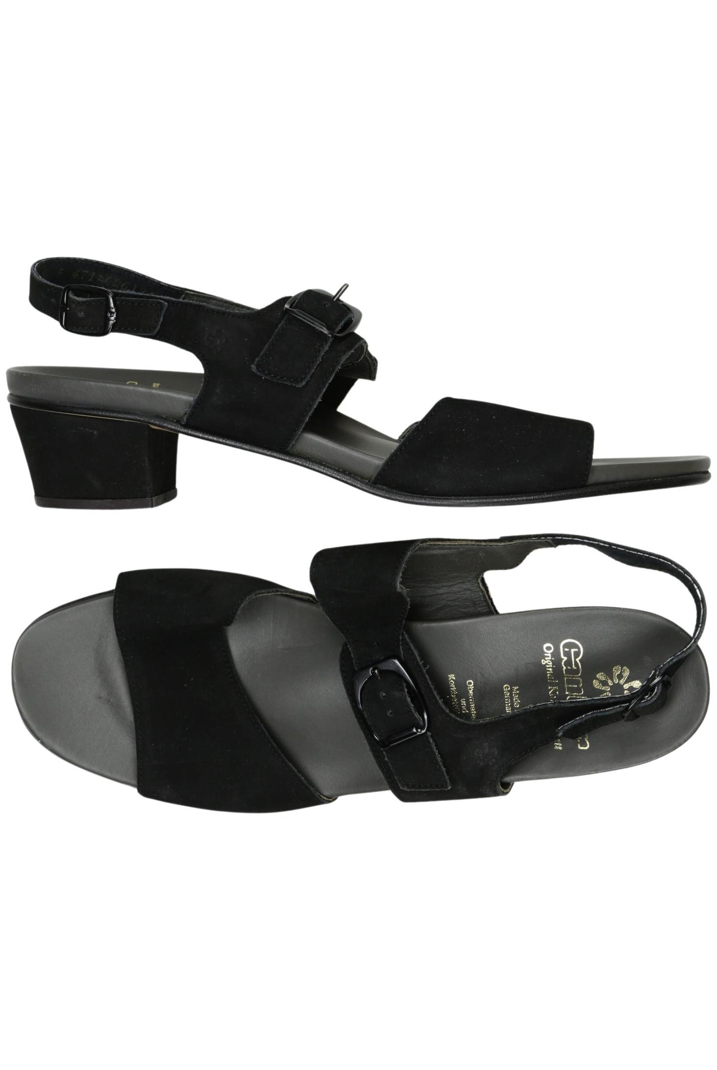 

Ganter Damen Sandale, schwarz, Gr. 9