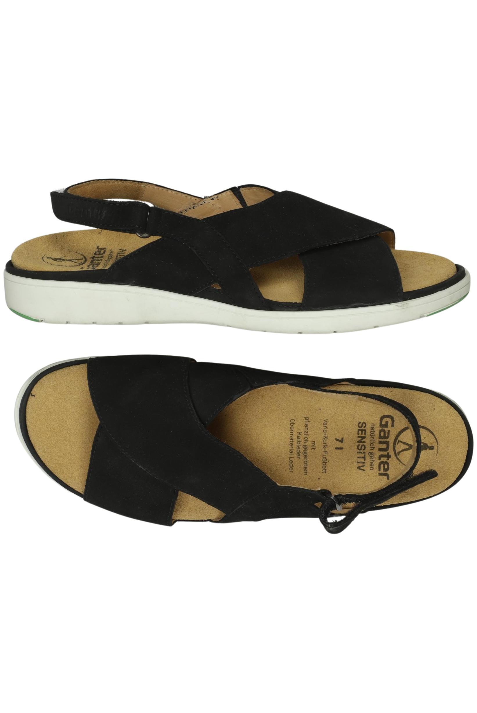 

Ganter Damen Sandale, schwarz, Gr. 7