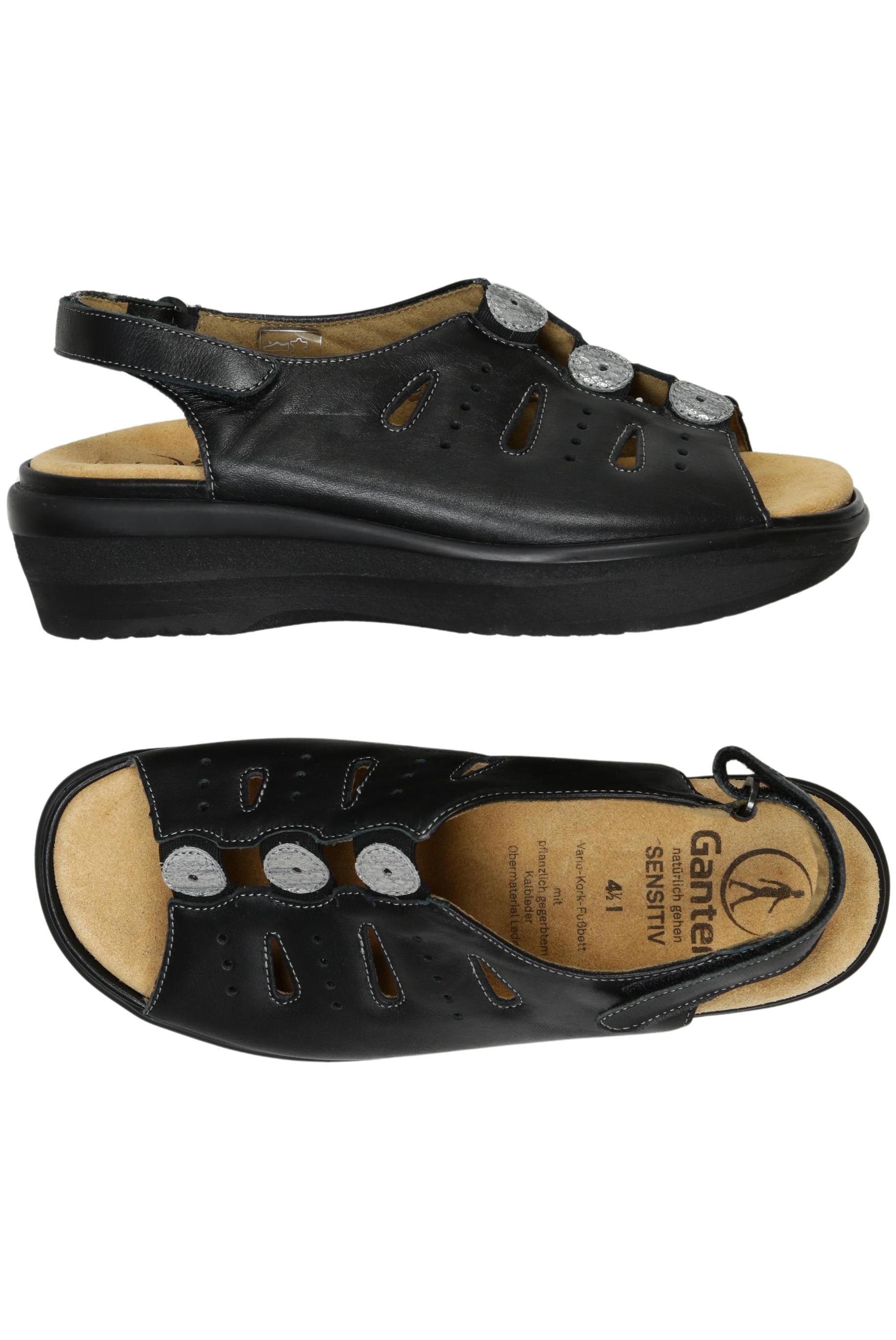 

Ganter Damen Sandale, schwarz, Gr. 4.5