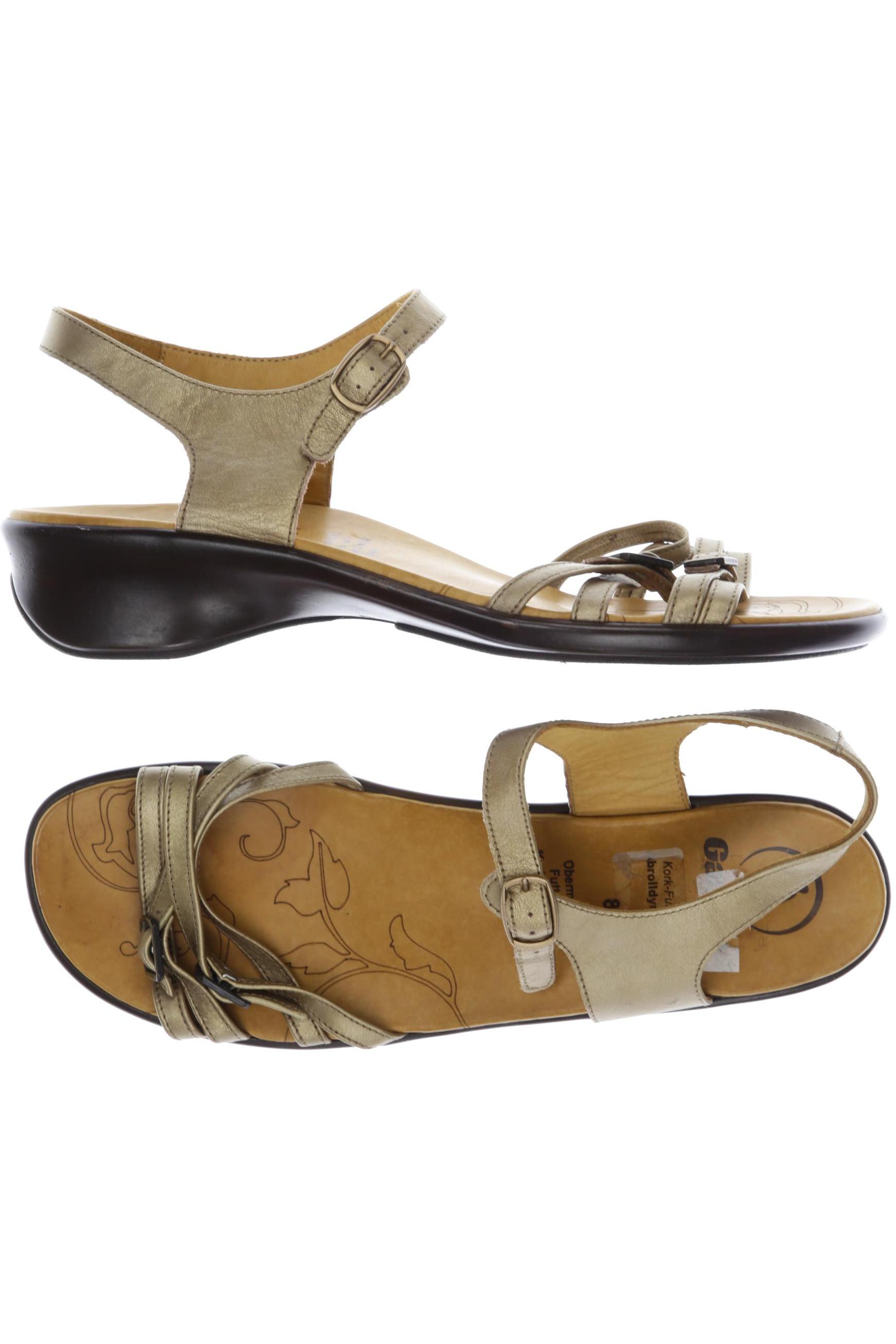 

Ganter Damen Sandale, gold, Gr. 8