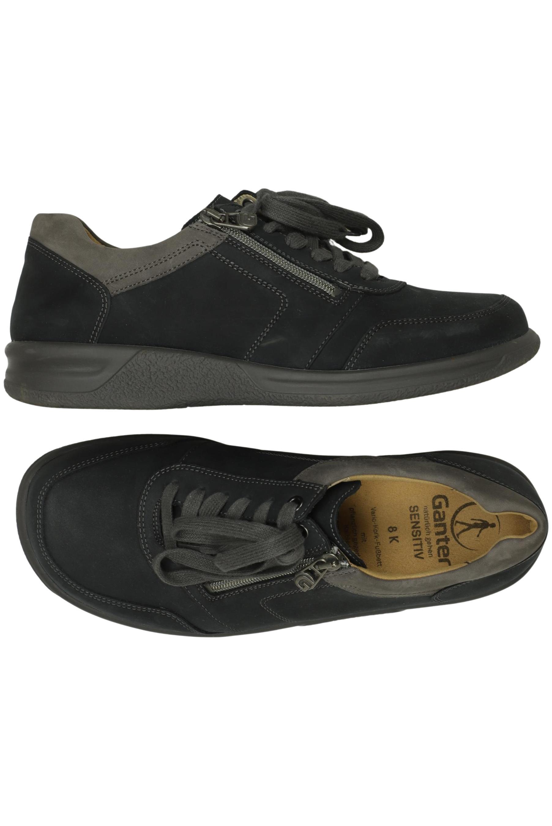 

Ganter Herren Halbschuh, schwarz, Gr. 8