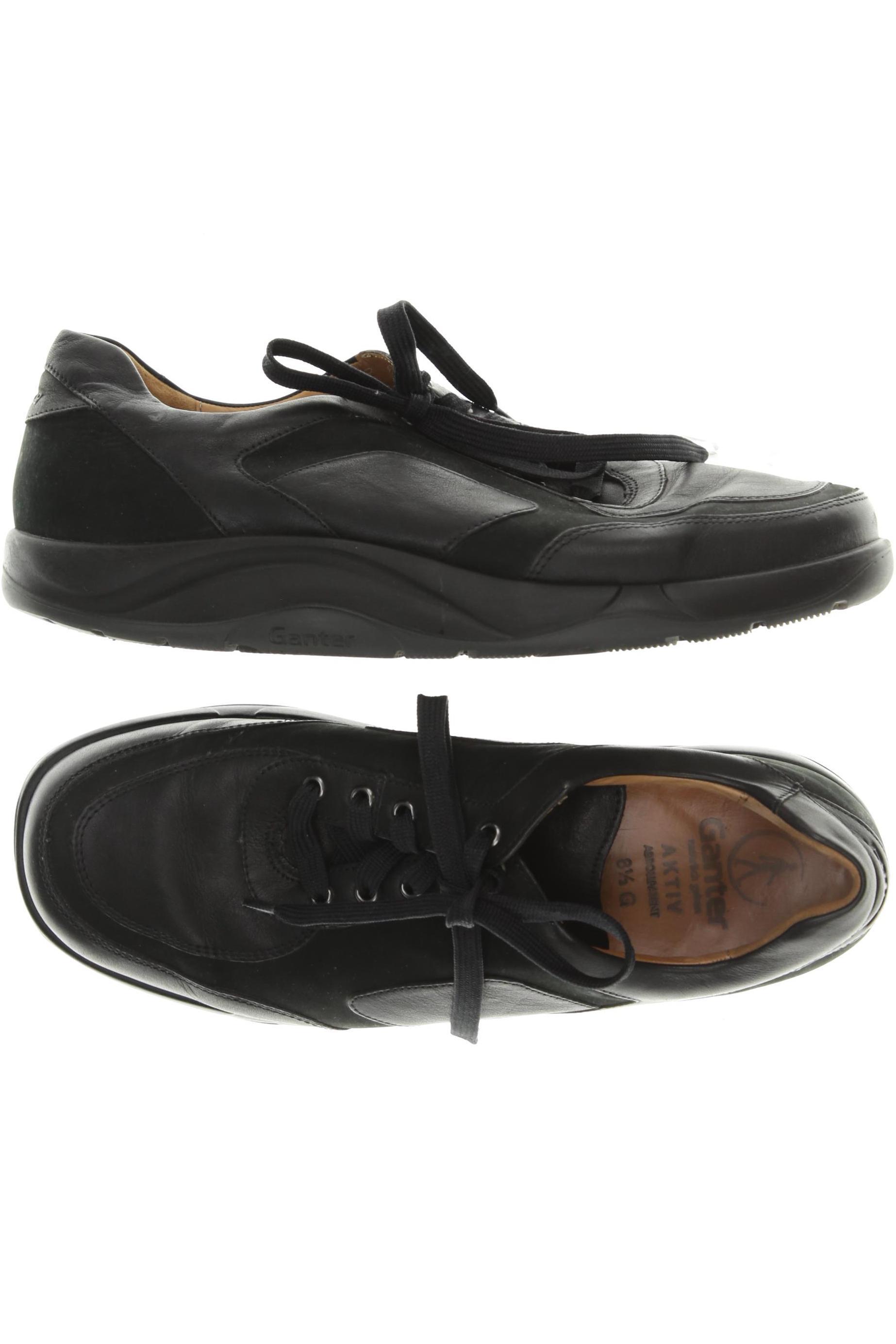 

Ganter Herren Halbschuh, schwarz, Gr. 8.5
