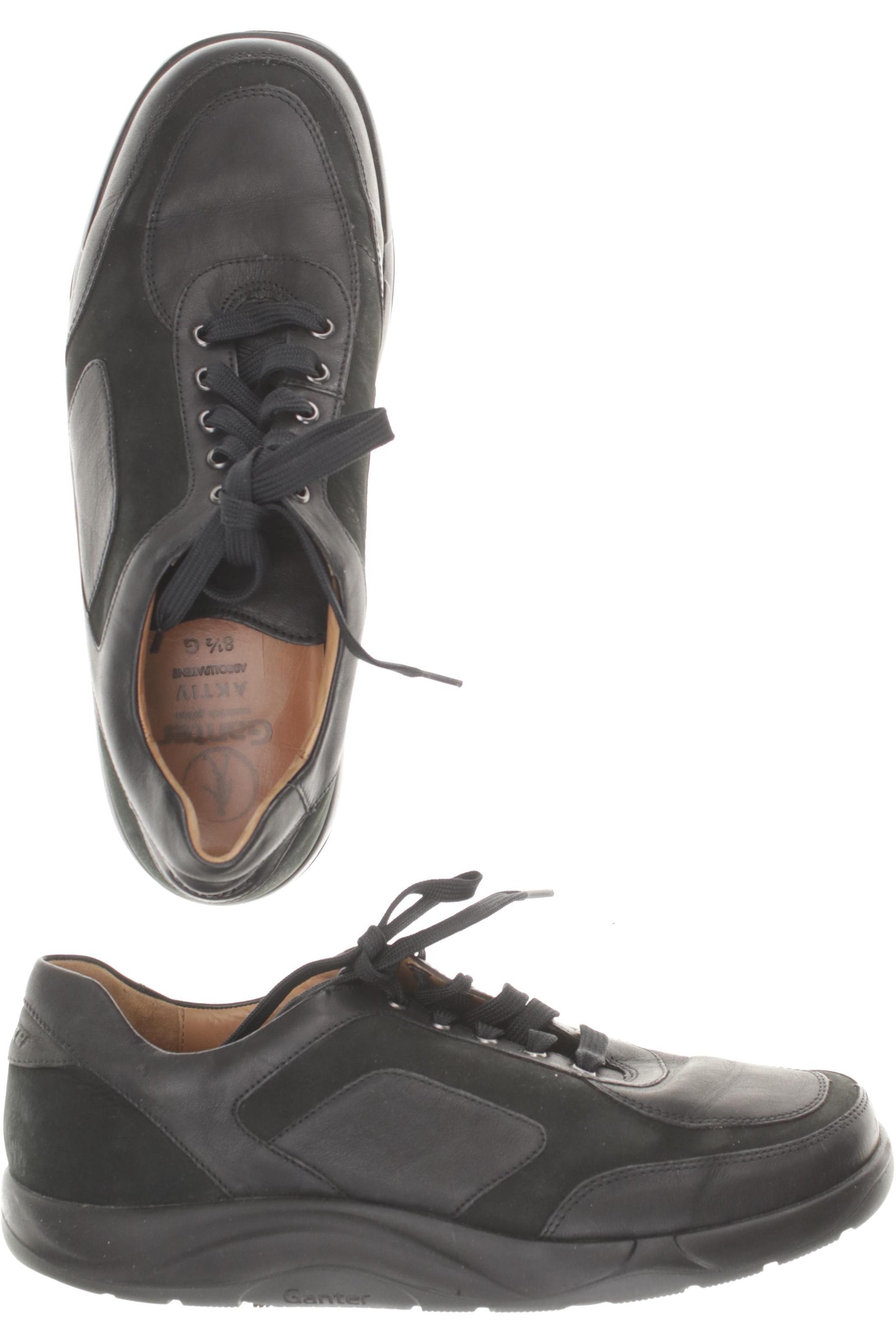 

Ganter Herren Halbschuh, schwarz, Gr. 8.5