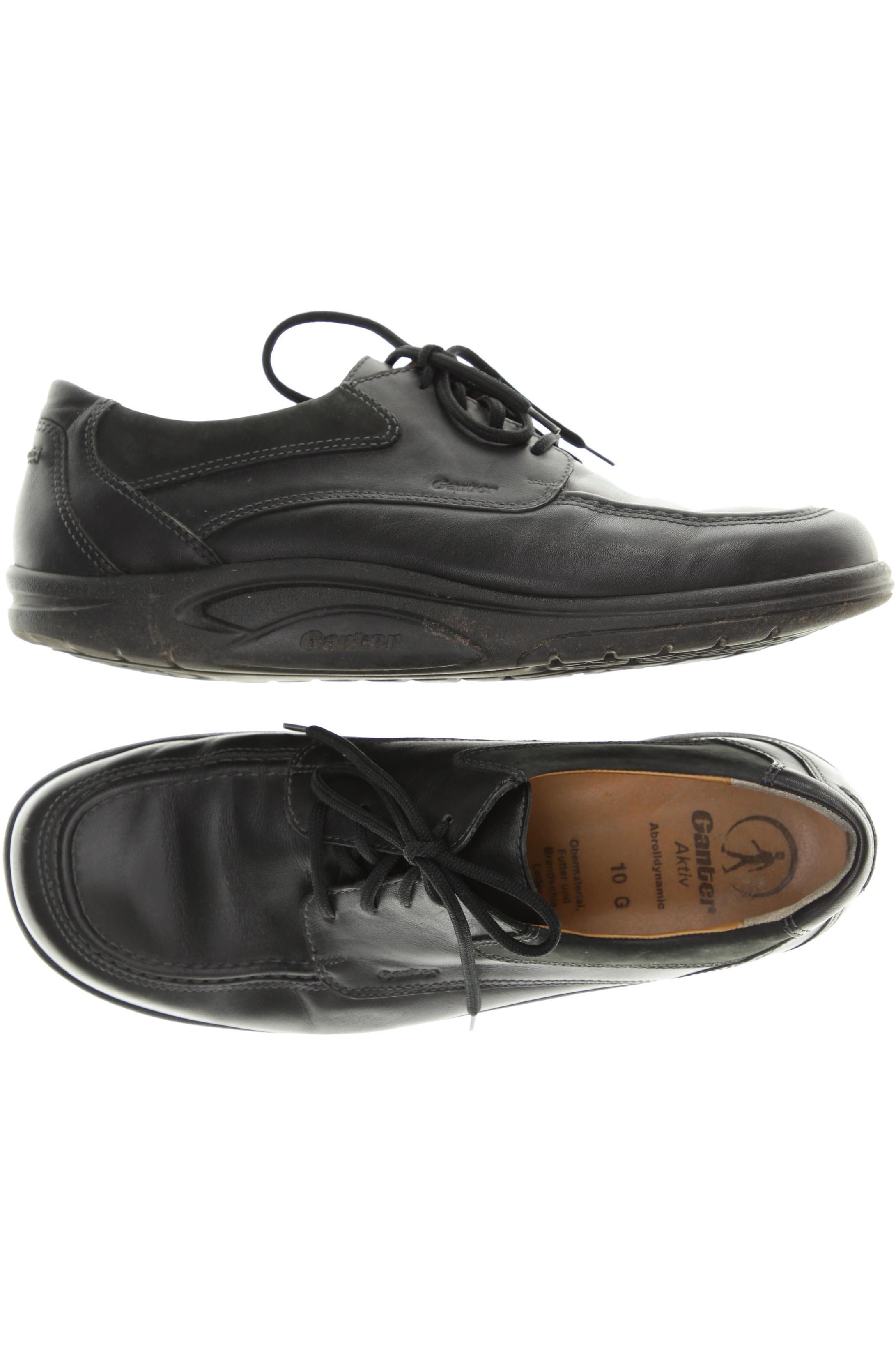 

Ganter Herren Halbschuh, schwarz, Gr. 10