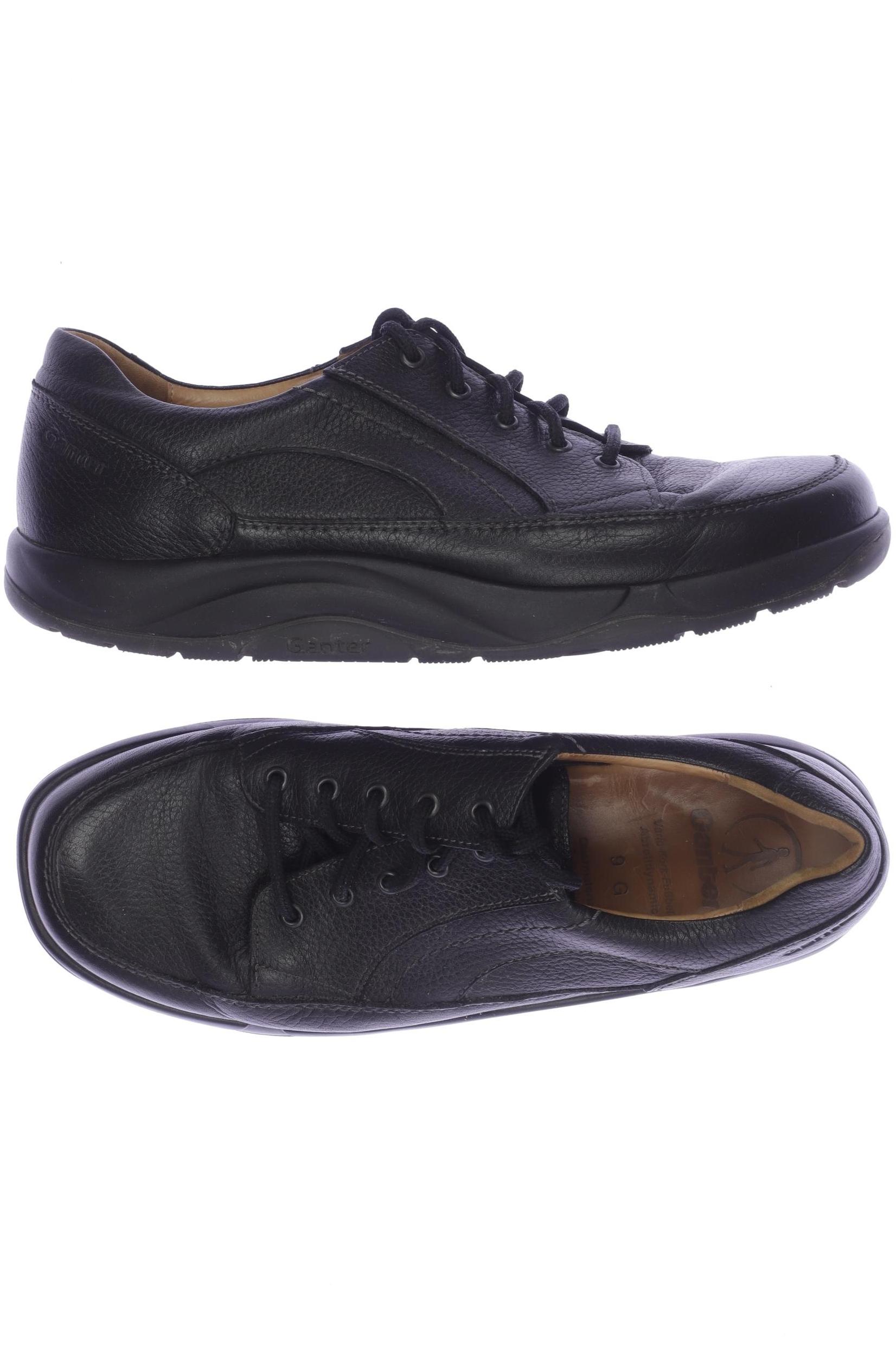 

Ganter Herren Halbschuh, schwarz, Gr. 9