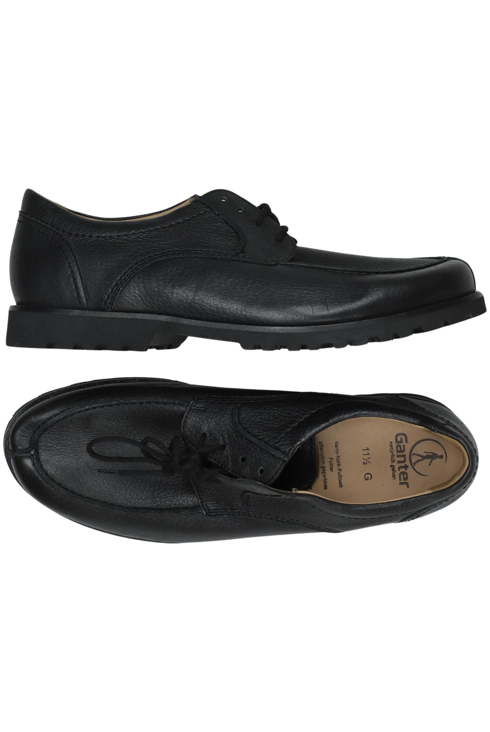 

Ganter Herren Halbschuh, schwarz, Gr. 11.5