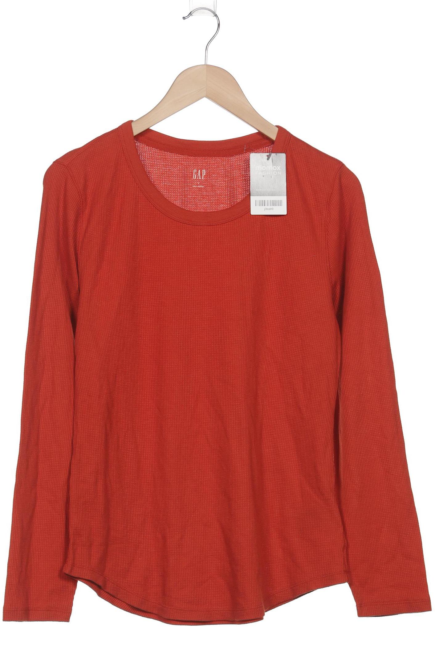 

GAP Damen Langarmshirt, orange, Gr. 42