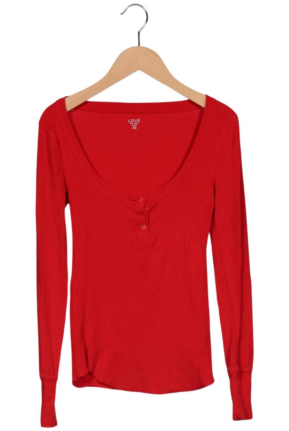 

GAP Damen Langarmshirt, rot, Gr. 34
