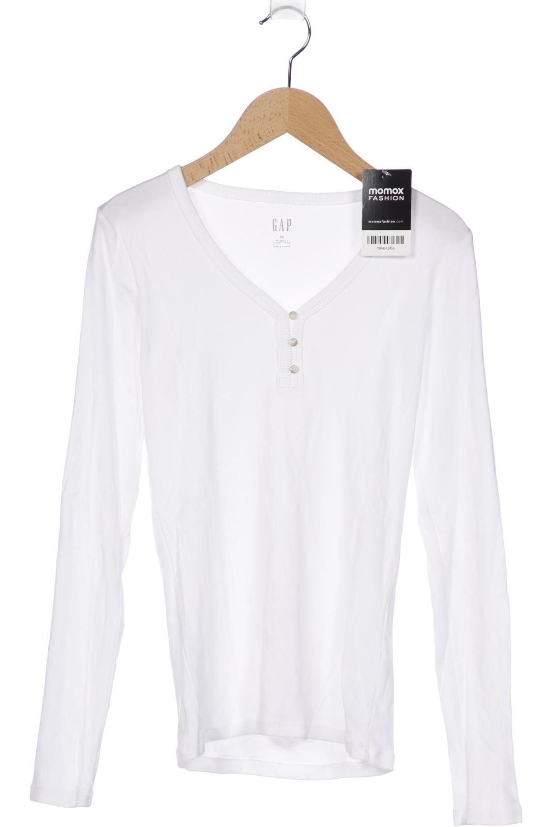 

GAP Damen Langarmshirt, weiß, Gr. 34