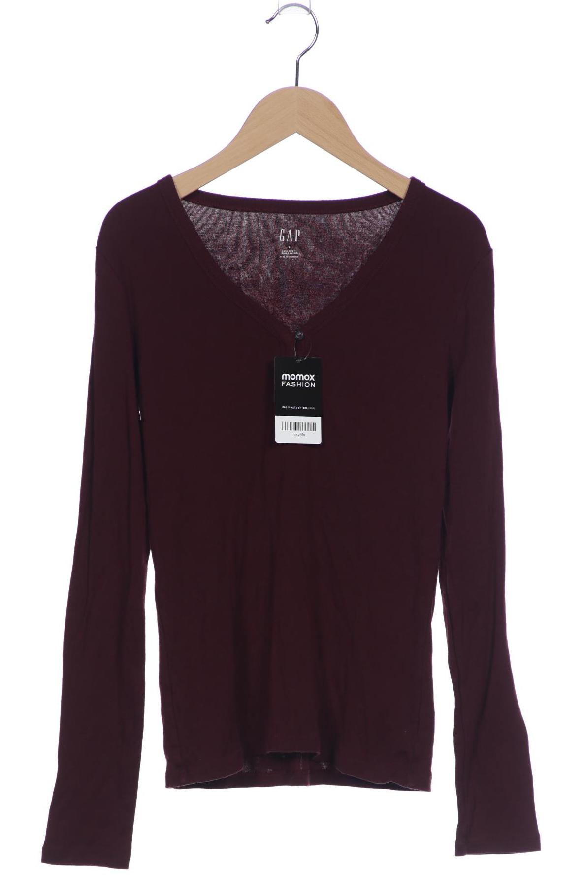 

GAP Damen Langarmshirt, bordeaux, Gr. 36