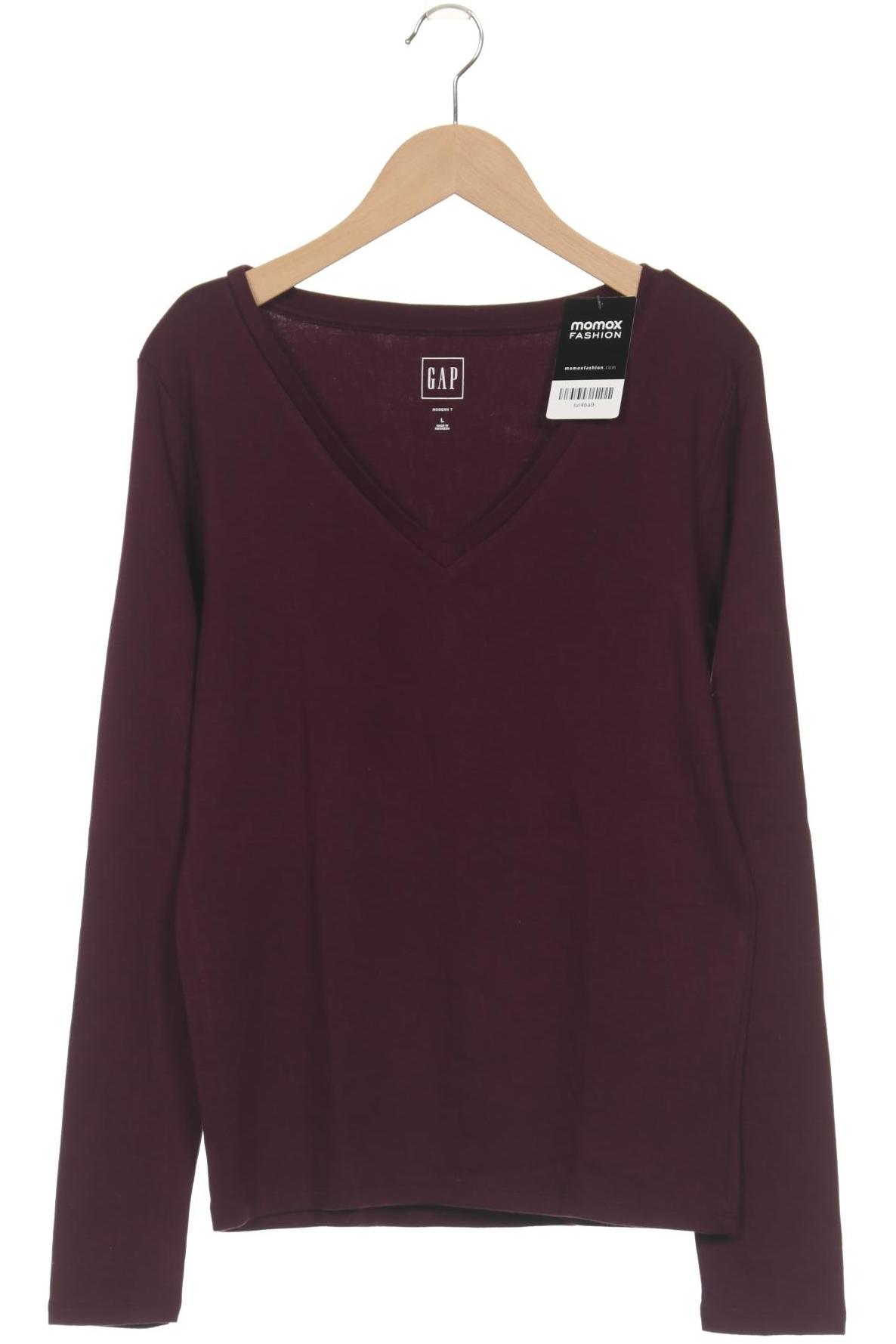 

GAP Damen Langarmshirt, bordeaux, Gr. 42