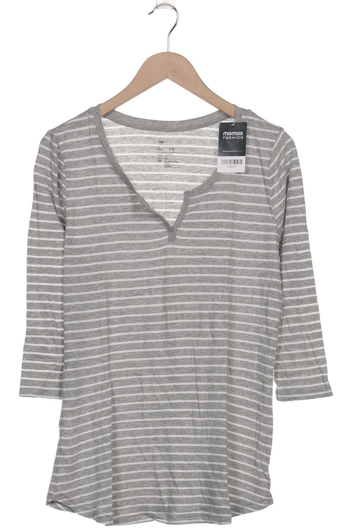 

GAP Damen Langarmshirt, grau, Gr. 42