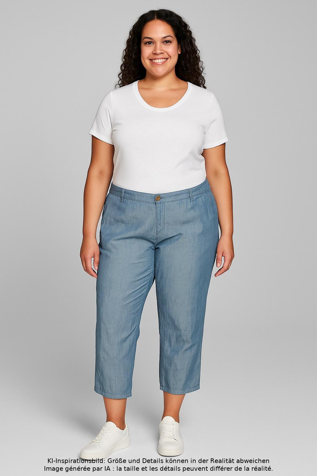 

GAP Damen Stoffhose, hellblau, Gr. 48