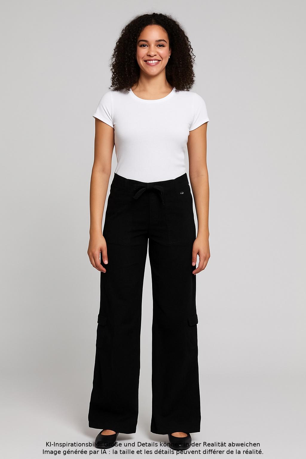 

GAP Damen Stoffhose, schwarz, Gr. 4