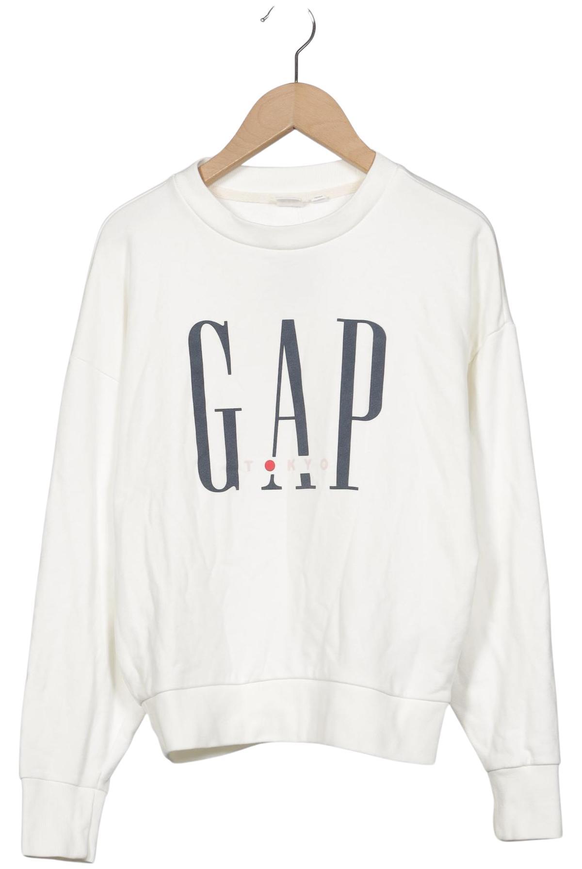 

GAP Damen Sweatshirt, weiß, Gr. 32
