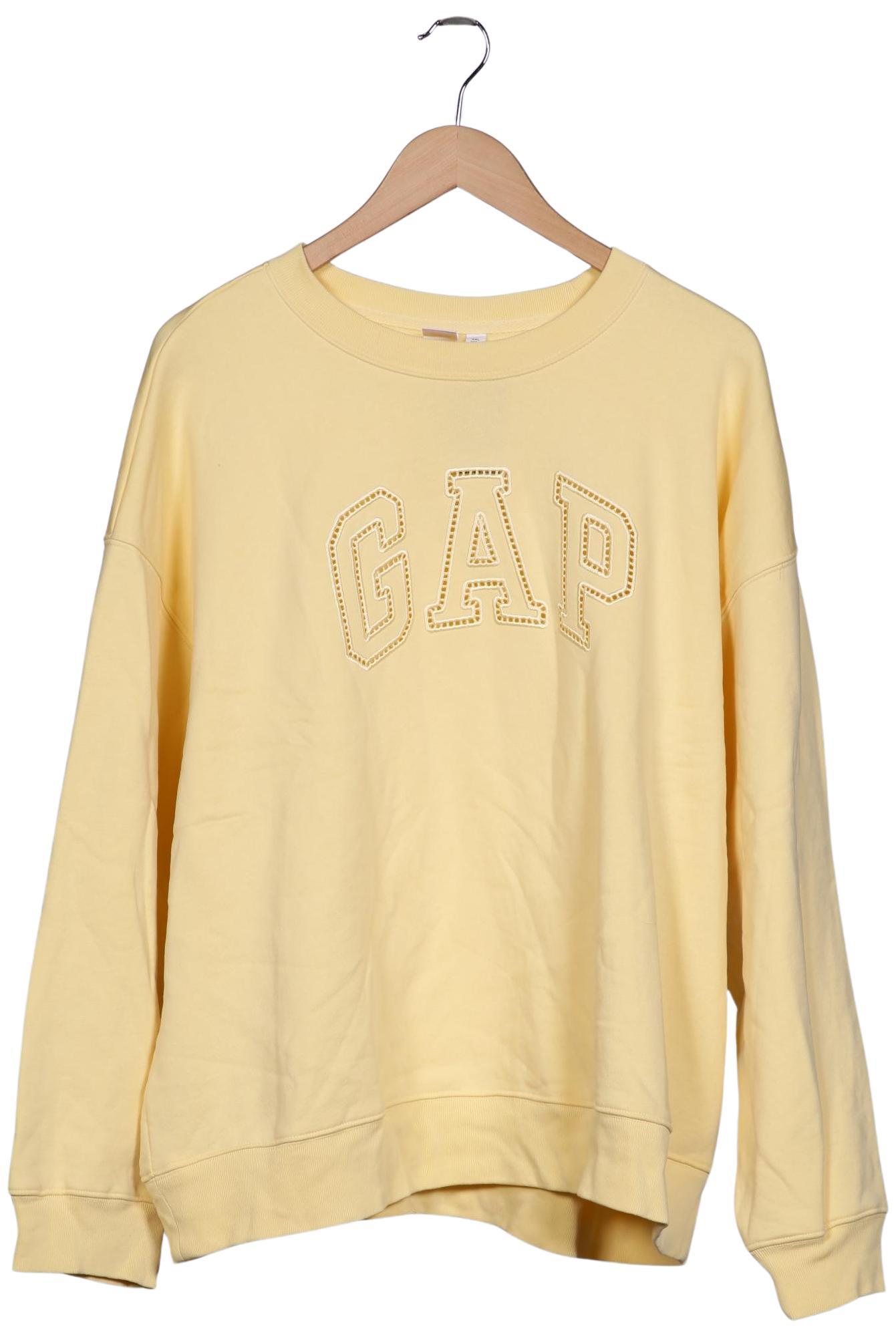 

GAP Damen Sweatshirt, gelb, Gr. 46