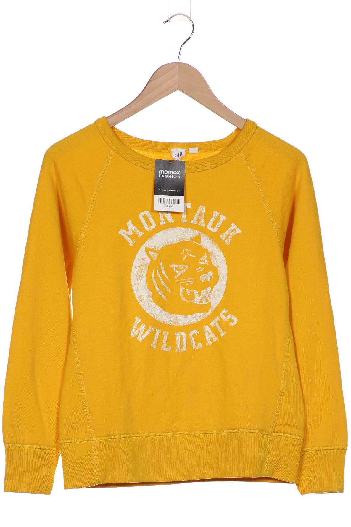 

GAP Damen Sweatshirt, gelb, Gr. 34