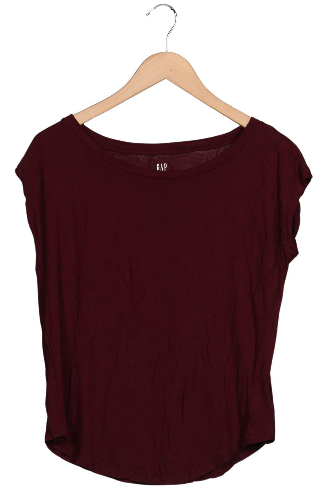 

GAP Damen T-Shirt, bordeaux, Gr. 36