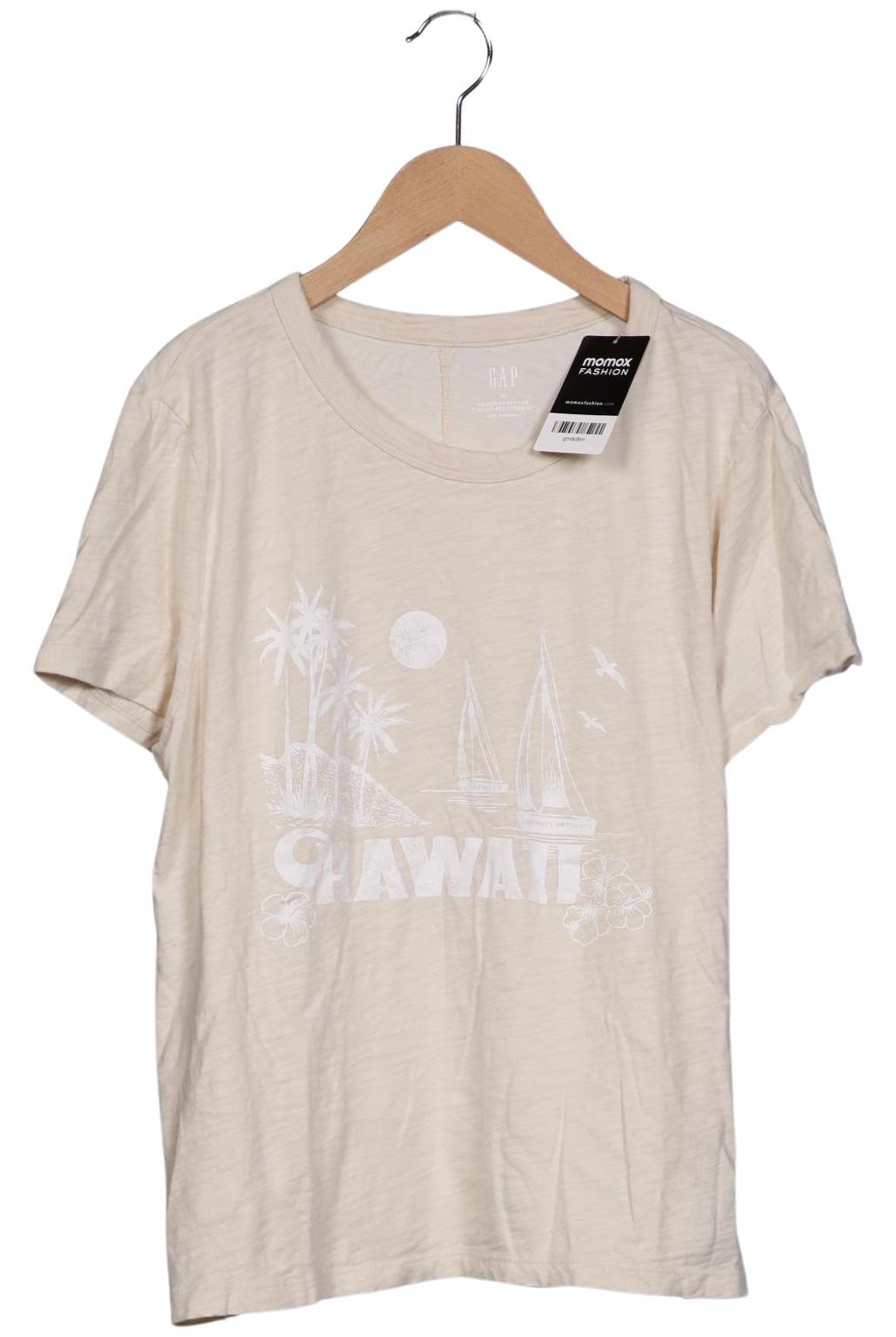 

GAP Damen T-Shirt, cremeweiß, Gr. 44