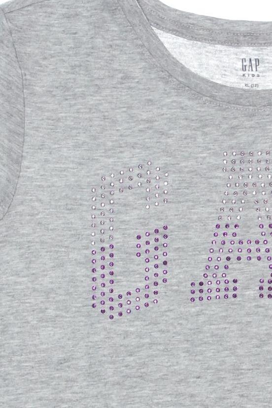 Thumbnail - GAP Mädchen T-Shirt, grau, Gr. 12