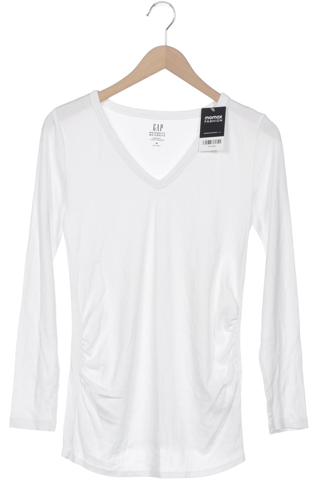 

GAP Maternity Damen Langarmshirt, weiß, Gr. 38