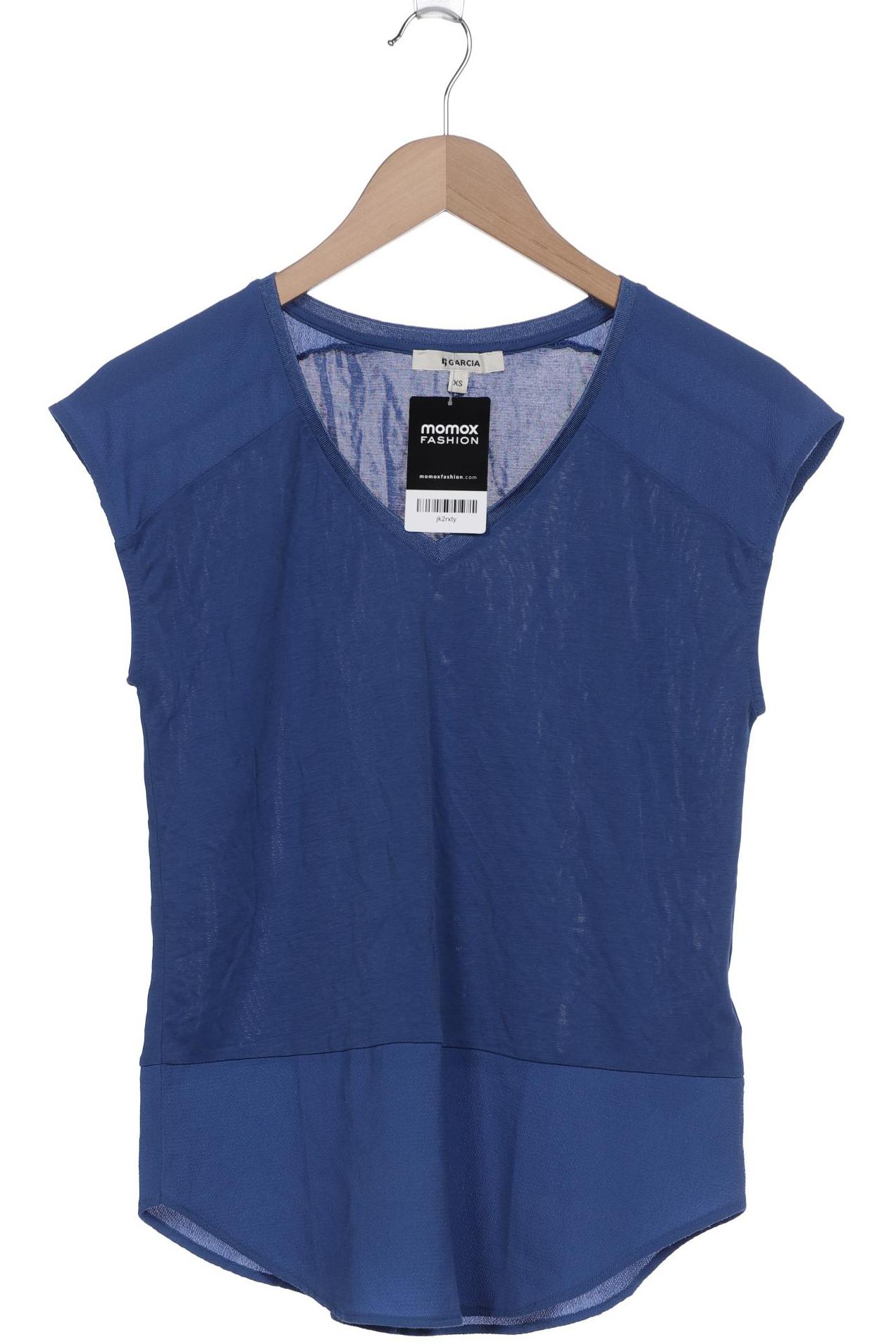 

Garcia Damen Bluse, blau, Gr. 34