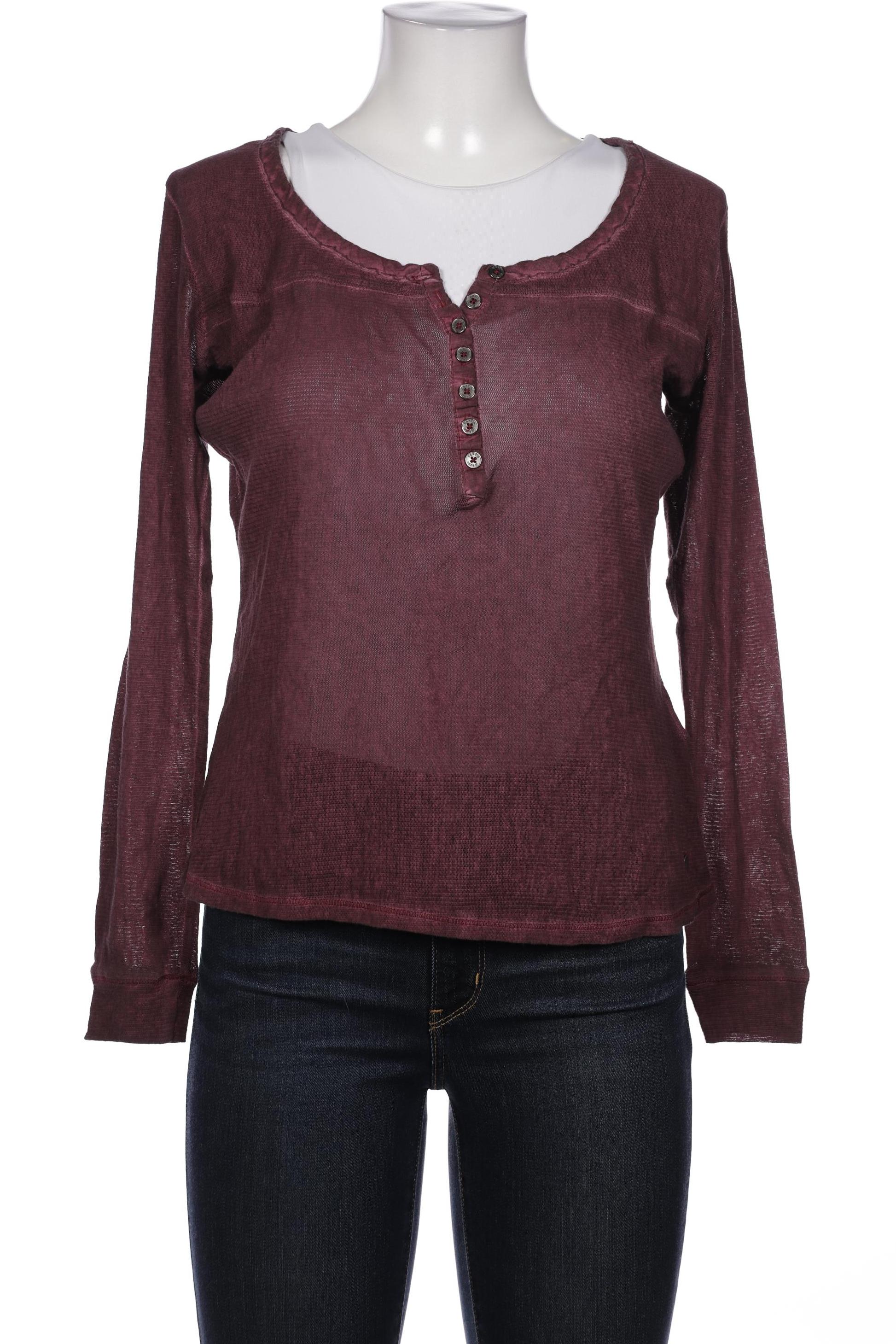 

Garcia Damen Langarmshirt, bordeaux, Gr. 38