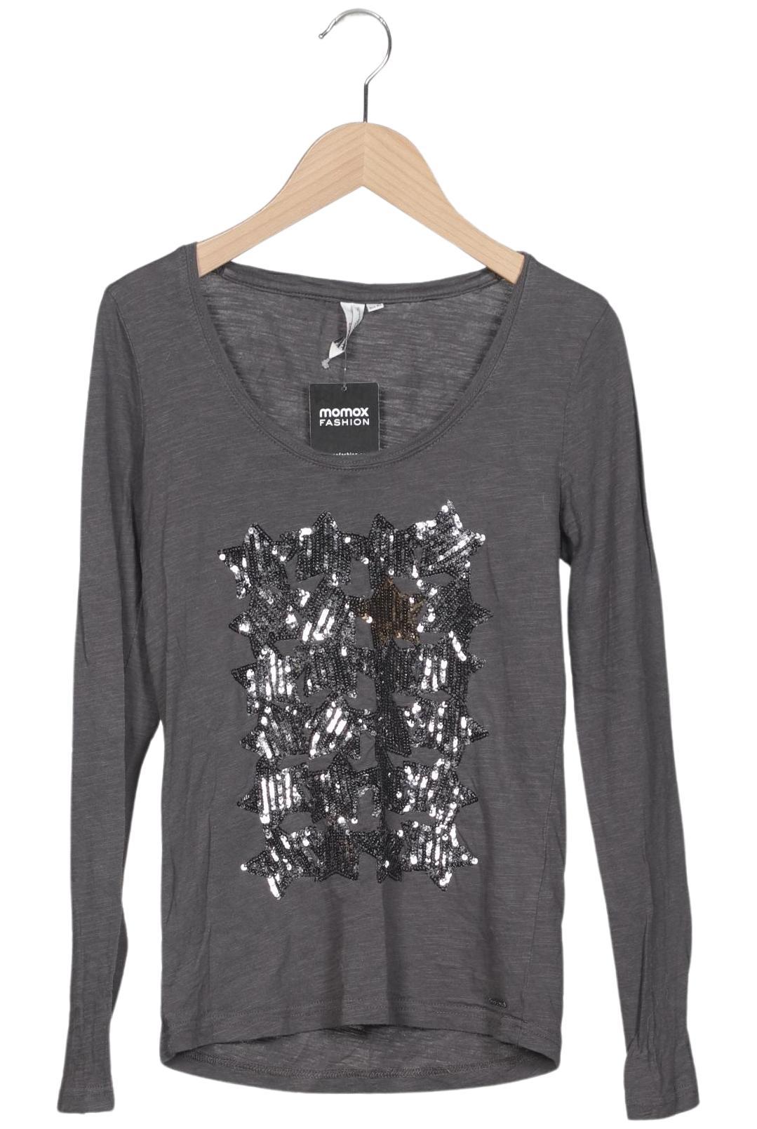 

Garcia Damen Langarmshirt, grau, Gr. 34