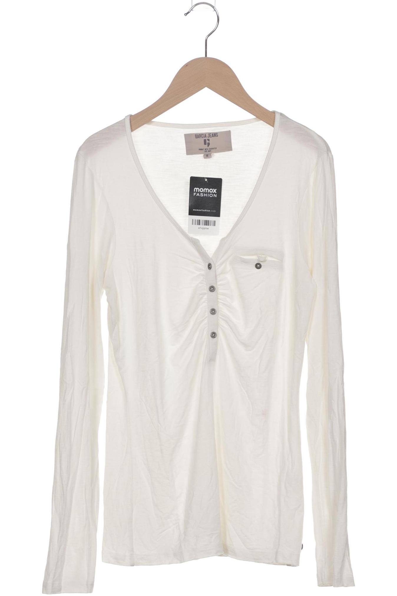 

Garcia Damen Langarmshirt, cremeweiß, Gr. 38