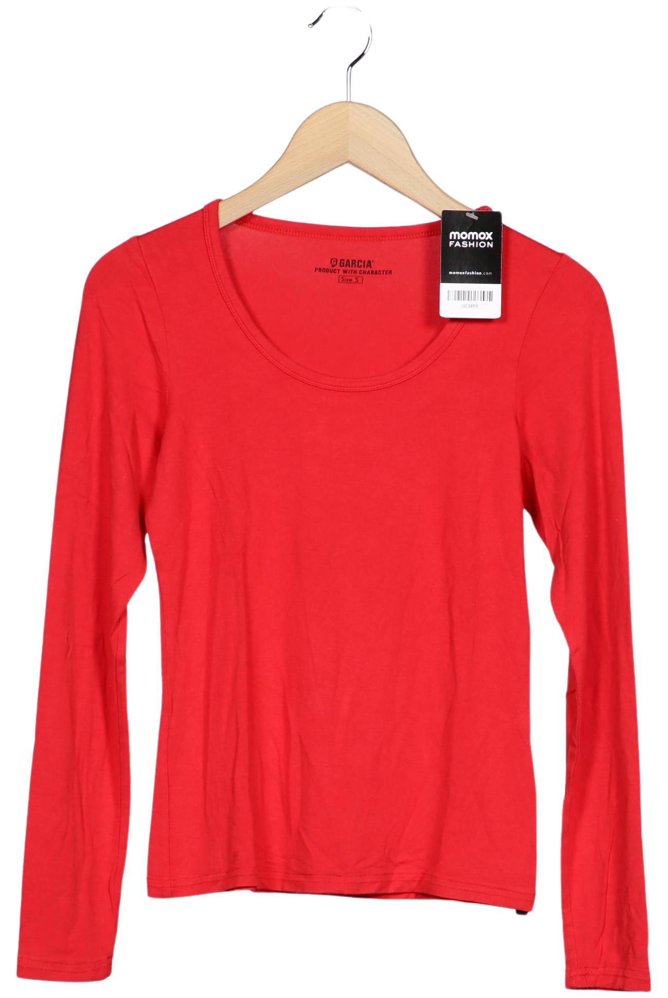 

Garcia Damen Langarmshirt, rot, Gr. 36