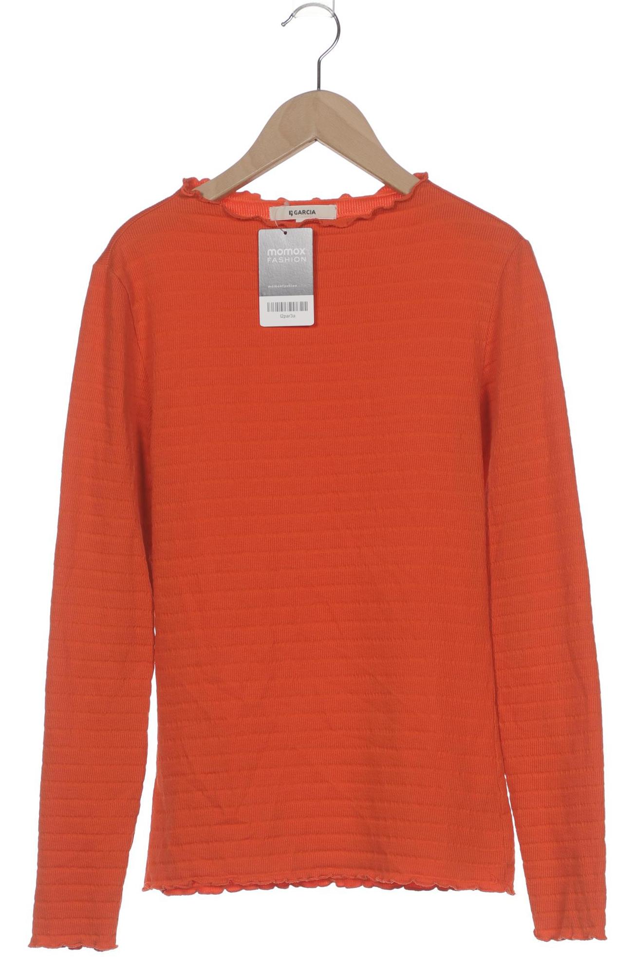 

Garcia Damen Langarmshirt, orange, Gr. 36