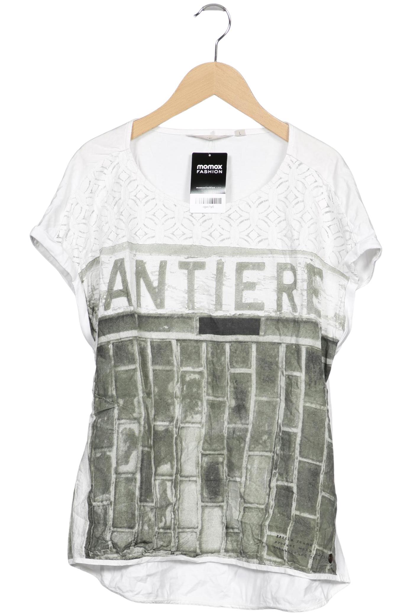 

Garcia Damen T-Shirt, weiß, Gr. 42