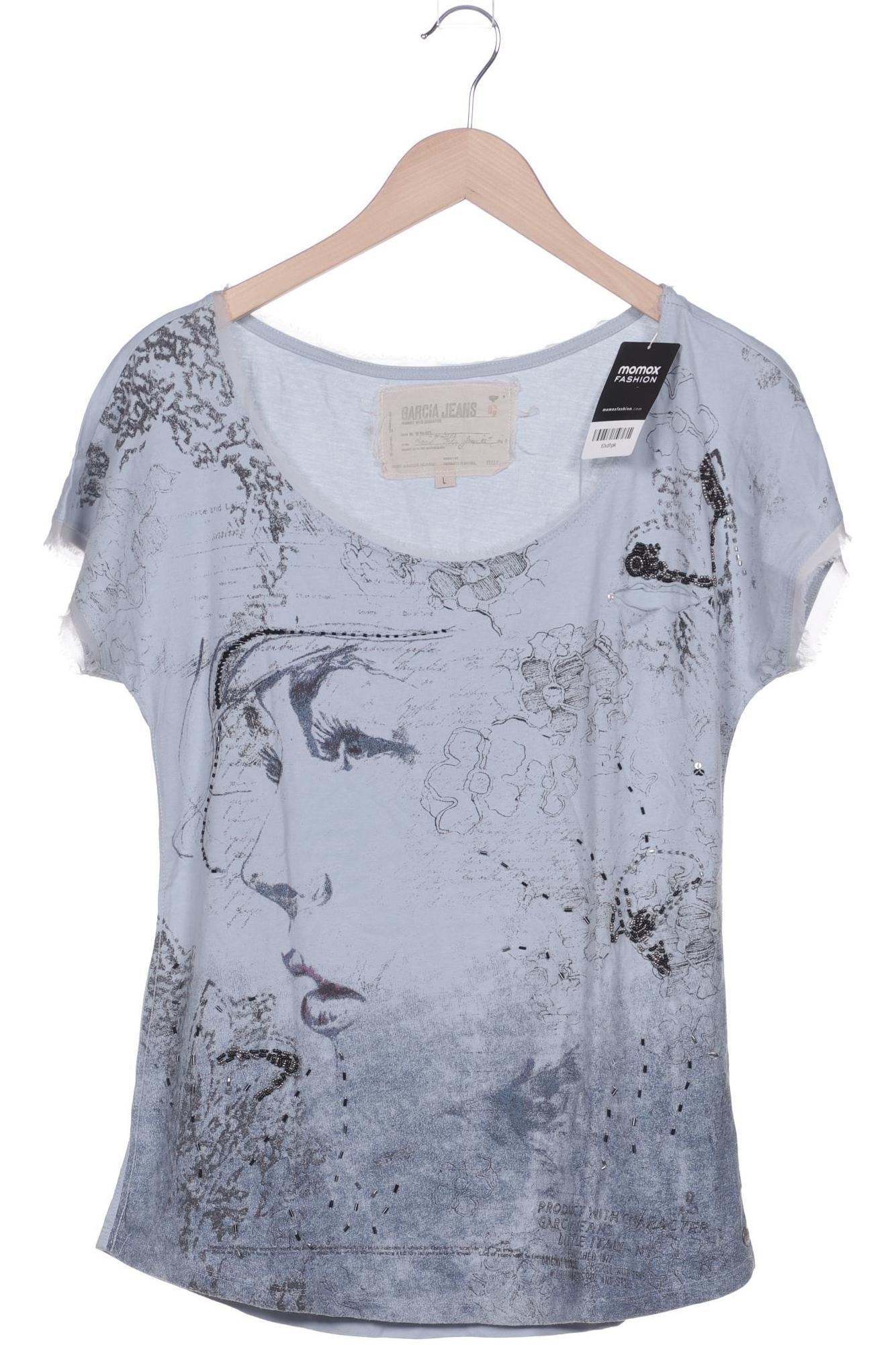 

Garcia Damen T-Shirt, hellblau, Gr. 42