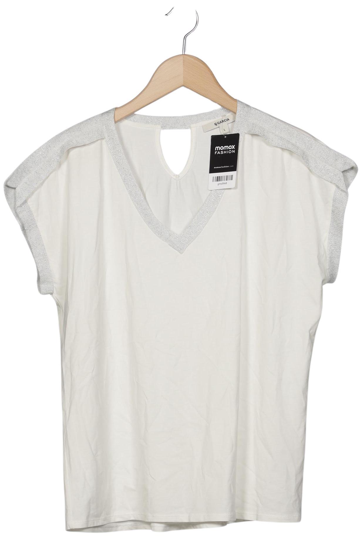 

Garcia Damen T-Shirt, cremeweiß, Gr. 42