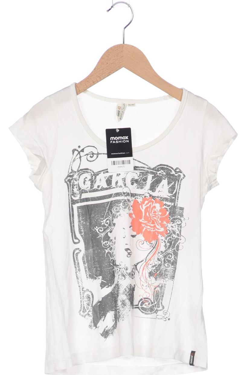 

Garcia Damen T-Shirt, cremeweiß, Gr. 34