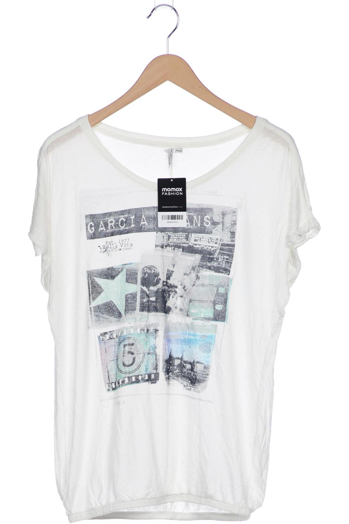 

Garcia Damen T-Shirt, weiß, Gr. 44