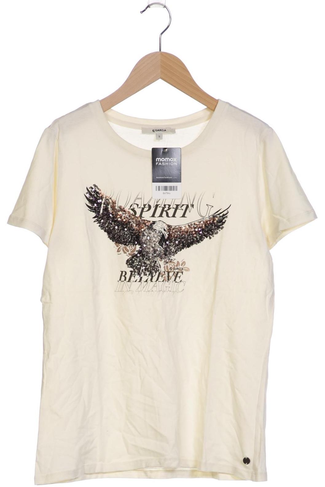 

Garcia Damen T-Shirt, cremeweiß, Gr. 36