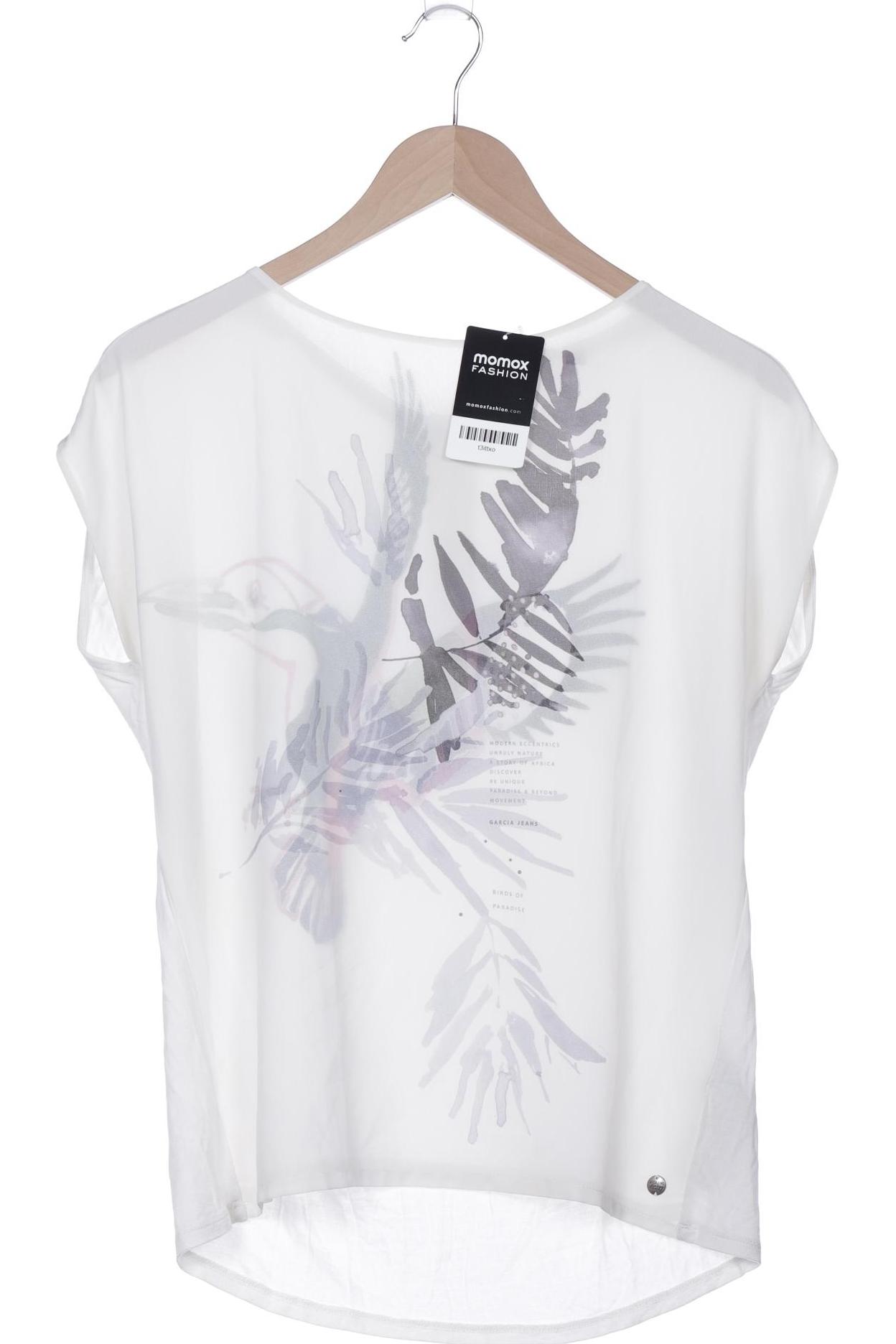 

Garcia Damen T-Shirt, weiß, Gr. 34